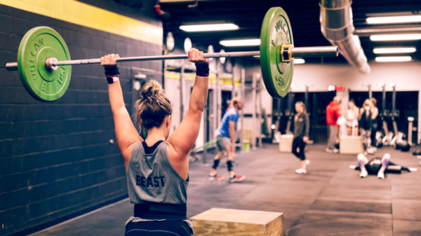 Female using the services provided for crossfit madison wi training